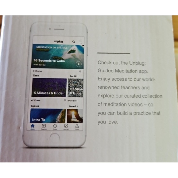 UNPLUG Meditation Ultrasonic Aromatherapy Diffuser Essential Oil Humidifier *NIB - Picture 3 of 14